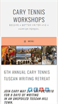 Mobile Screenshot of carytennis.com