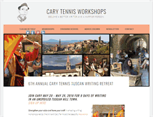 Tablet Screenshot of carytennis.com